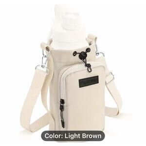 Insulated Water Bottle Bag - DurableNeoprene Adjustable Strap, Metal Buckle New